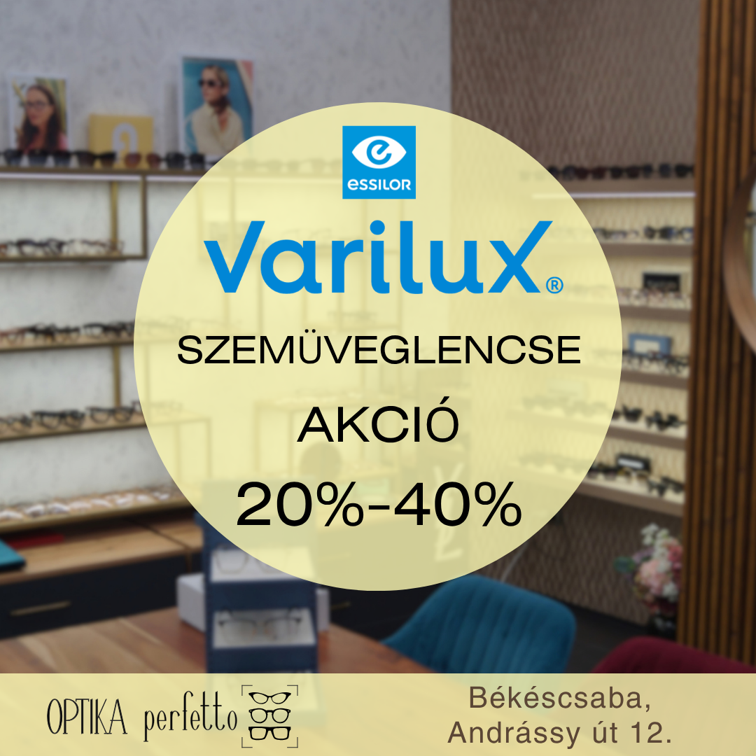 Varilux multifokális lencse akció
